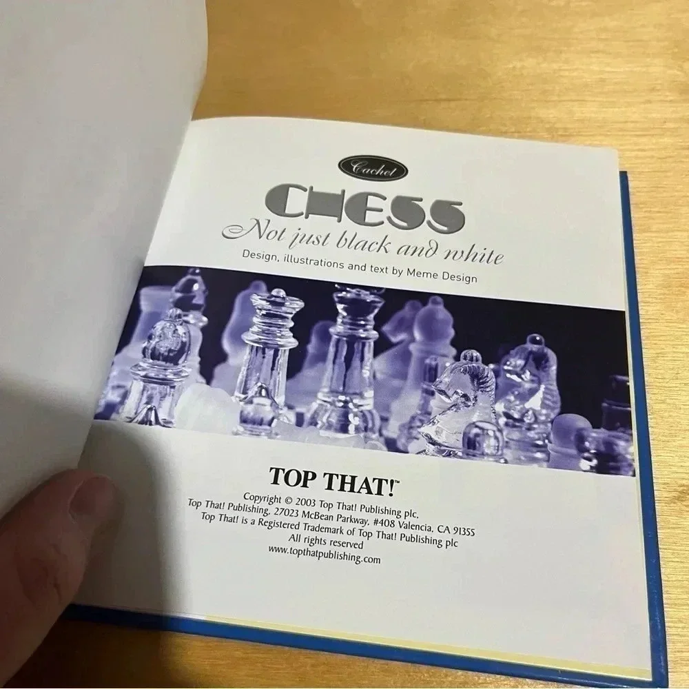 Chess Cachet Not Just Black And White Mini Travel Boxed Set Board Pieces Book